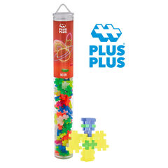 Plus-Plus Tubo Neón Mix 100 piezas