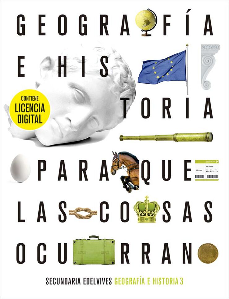 Geografía E Historia Pqlco+O Eso 3 Edelvives 9788414034828