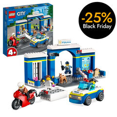 LEGO® City Persecució a la Comisaria de Policia amb Presó 60370