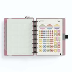 Planner Ingeniox setmana/vista A5 rosa