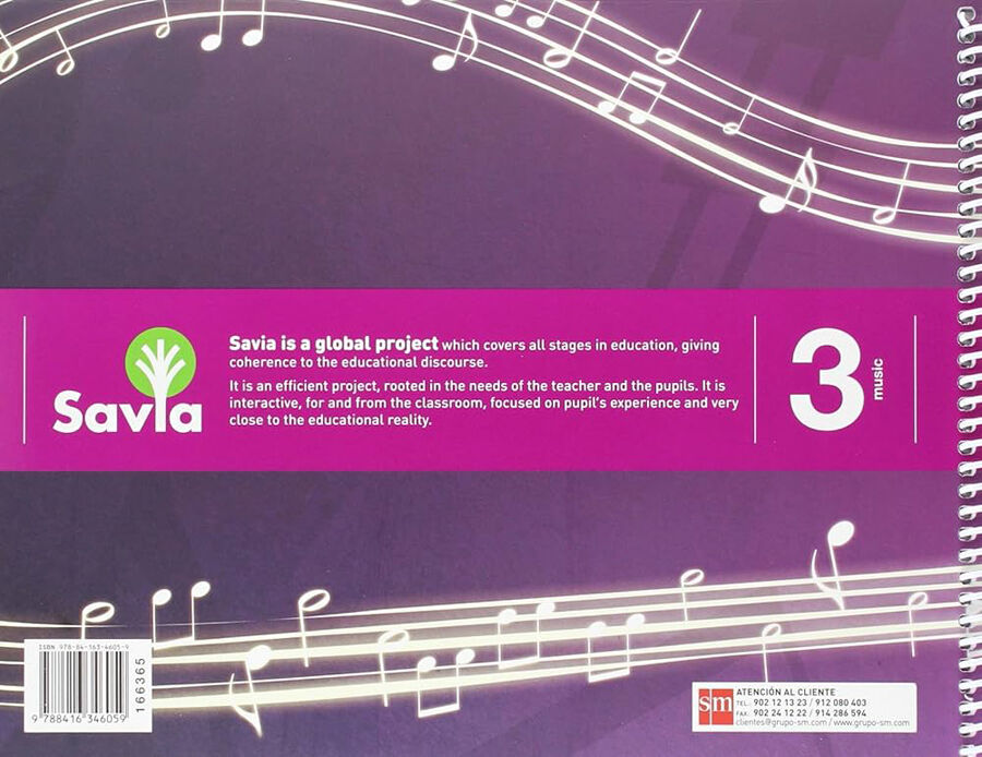 Music. 3 Primary. Savia