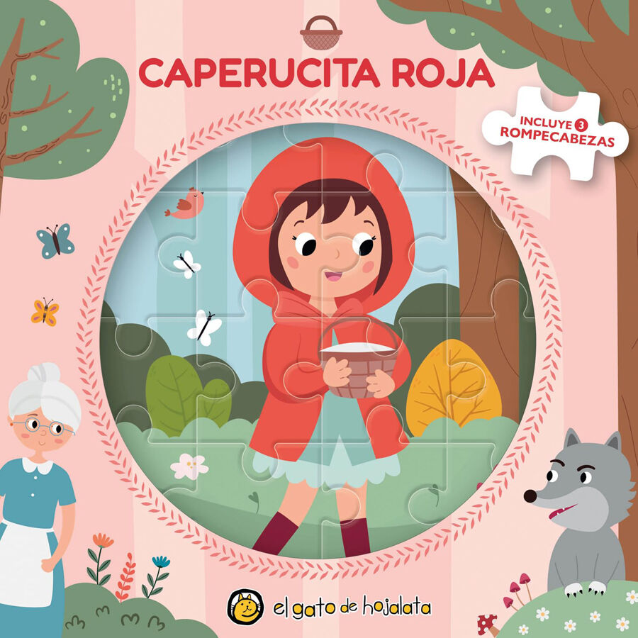 Caperucita Roja (Libro+3 puzles)