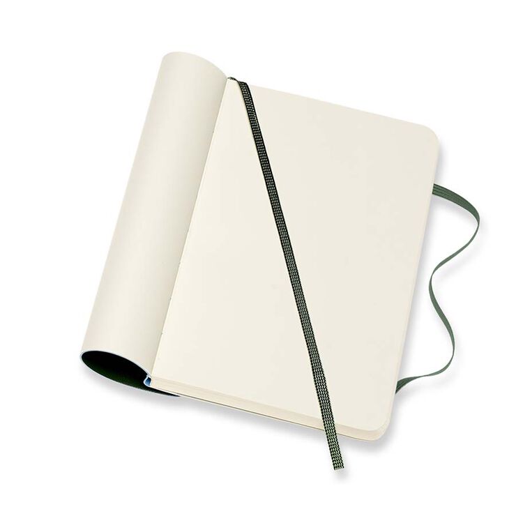 Libreta Moleskine Soft L Verde Oscuro Liso