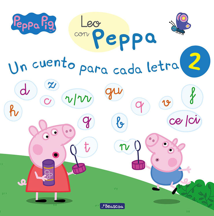 Leo con Peppa Pig 3-4 - Un cuento para cada letra: t, d, n, f, r/rr, h, c, q, p, gu, b, v, z, ce/ci