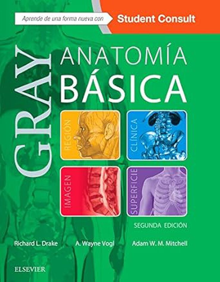 Gray: anatomía básica + student consult