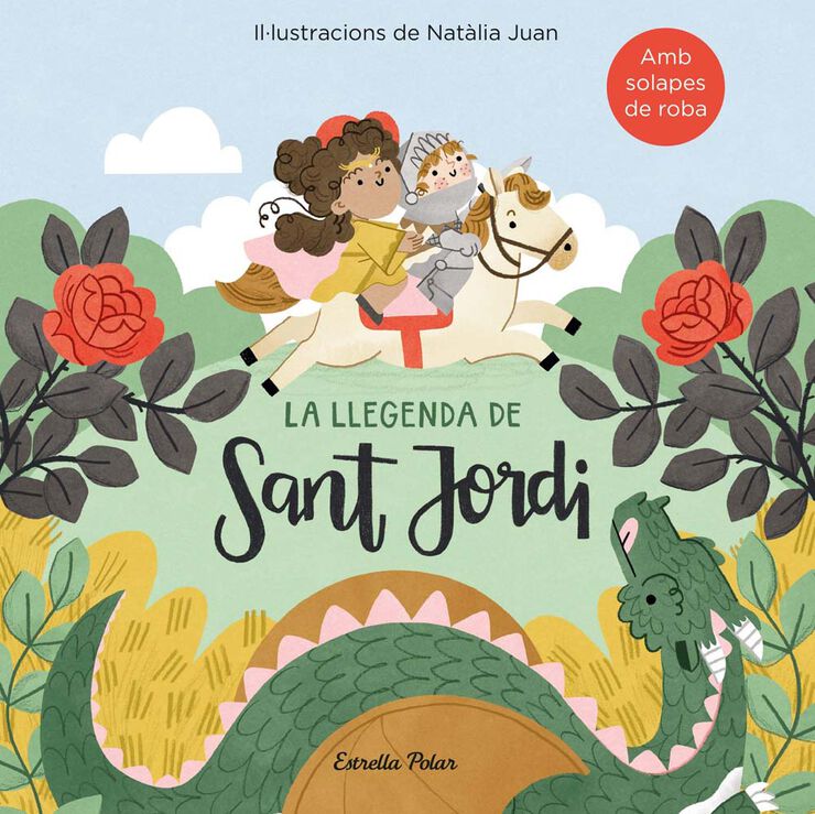 La Llegenda de Sant Jordi amb solapes de roba