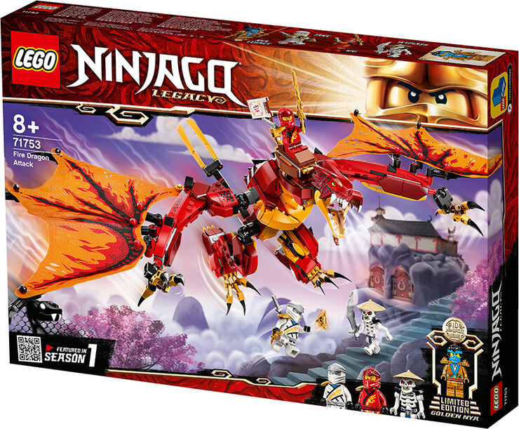 LEGO® Ninjago Ataque Del Dragon De Fuego 71753