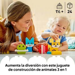 LEGO® DUPLO My First Simpáticas Mascotas Creativas “3 en 1” 10477