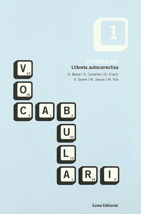 EUMO Autocorrectius 1/Vocabulari