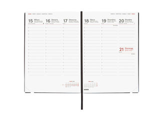 Agenda Finocam Mara Semana Vista Vertical 2027 Catal&aacute;n Negro