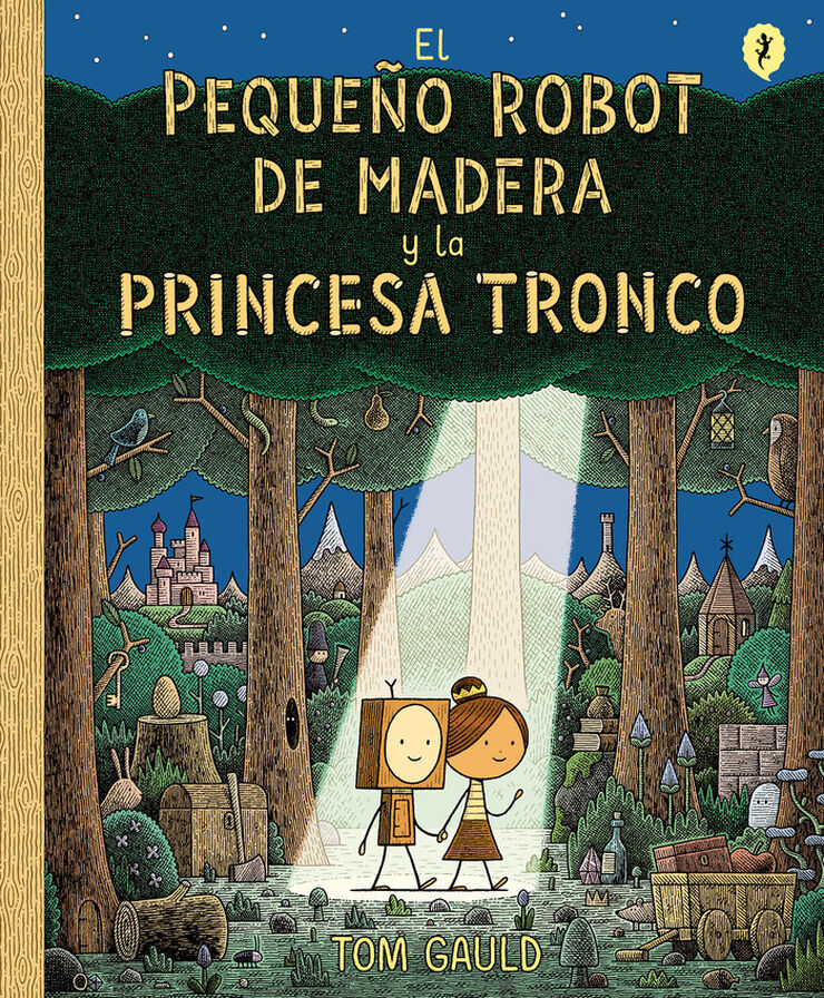 El pequeño robot de madera y la princesa tronco