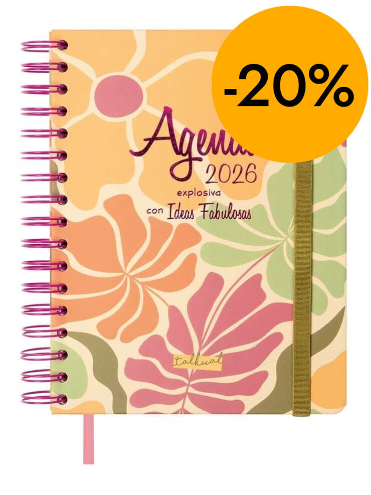 Agenda Finocam Talkual 1/4 d&iacute;a/p&aacute;g cas 2026 Ideas