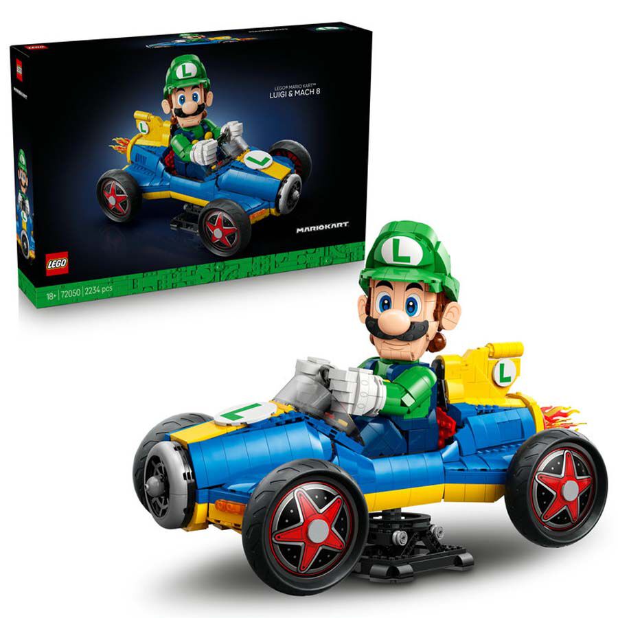 LEGO&reg; Super Mario Mario Kart&trade; &ndash; Luigi y Mach 8 72050