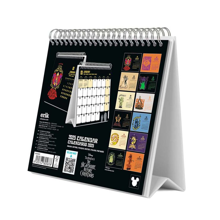 Calendari Taula 2025 30x30cm Disney Pan