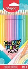 Lápices Maped ColorPeps' Pastel 12 colores