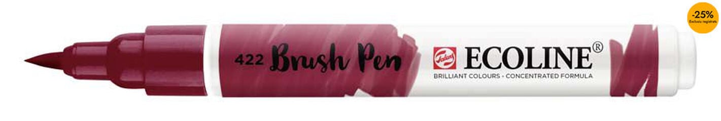 Rotulador Ecoline Brush Pen pardo rojizo 422