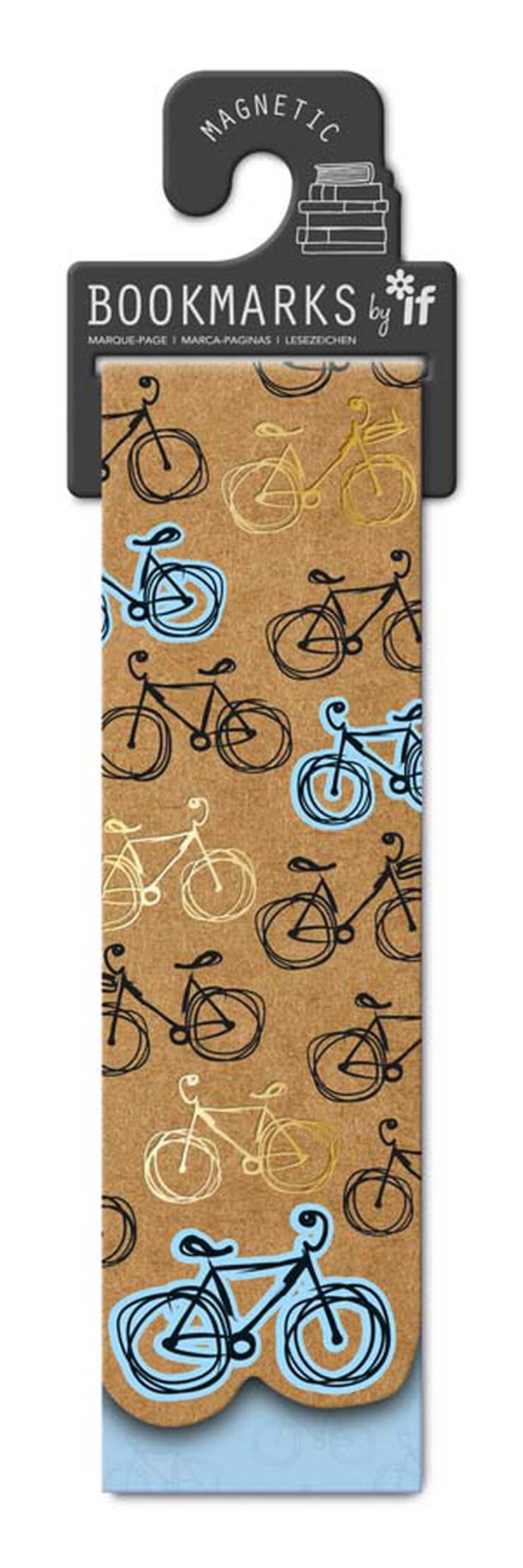 Marcapáginas magnético Bicis