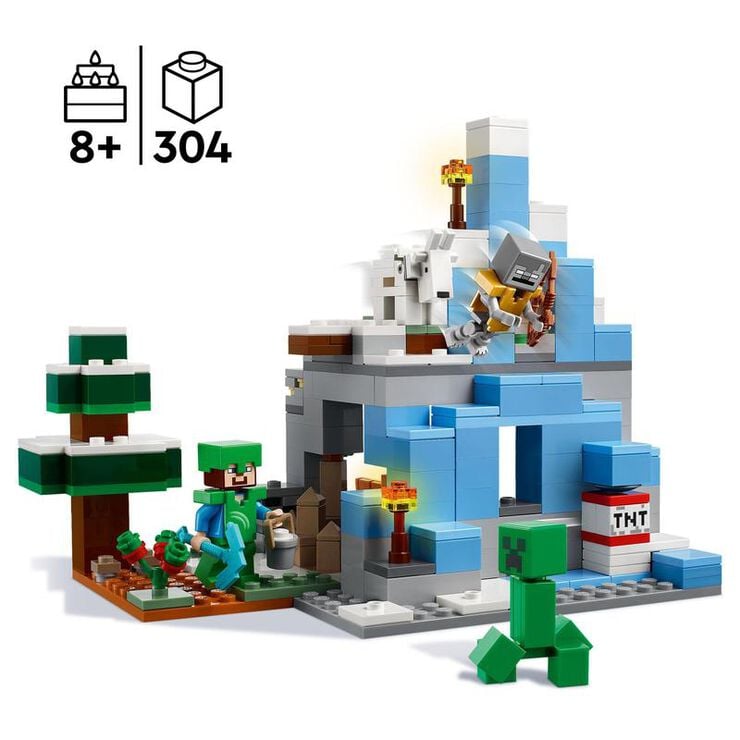 LEGO® Minecraft Los Picos de Hielo 21243