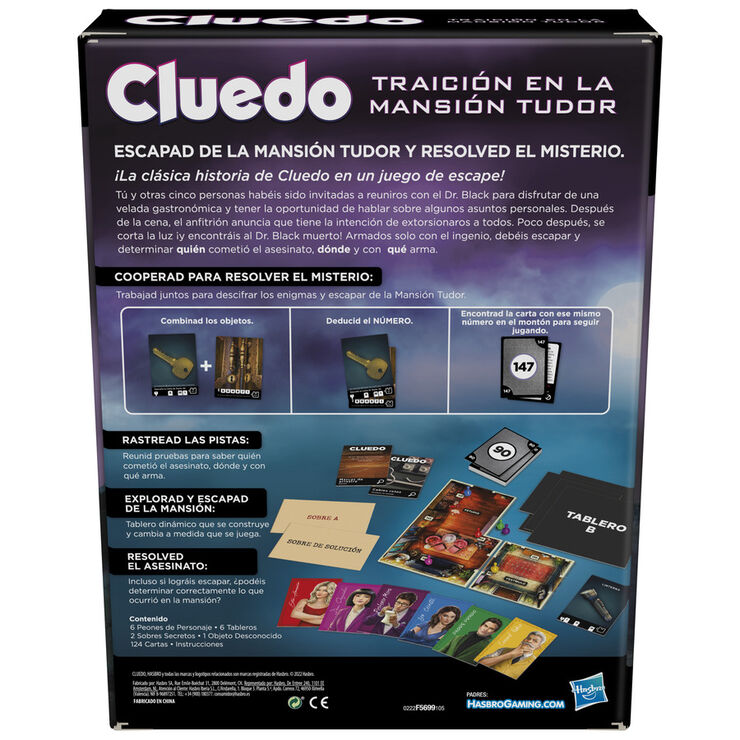 Cluedo Escape Traición en la Mansión Tudor