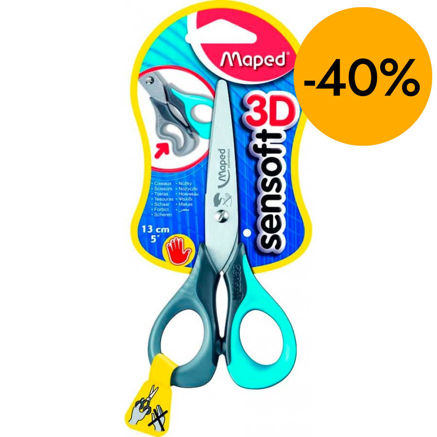 Tisora Maped Sensoft 13cm esquerrans