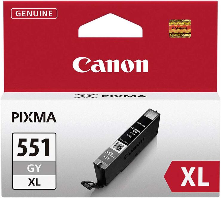 Cartutx original Canon CLI-551 XL Gy gris - 6447B001