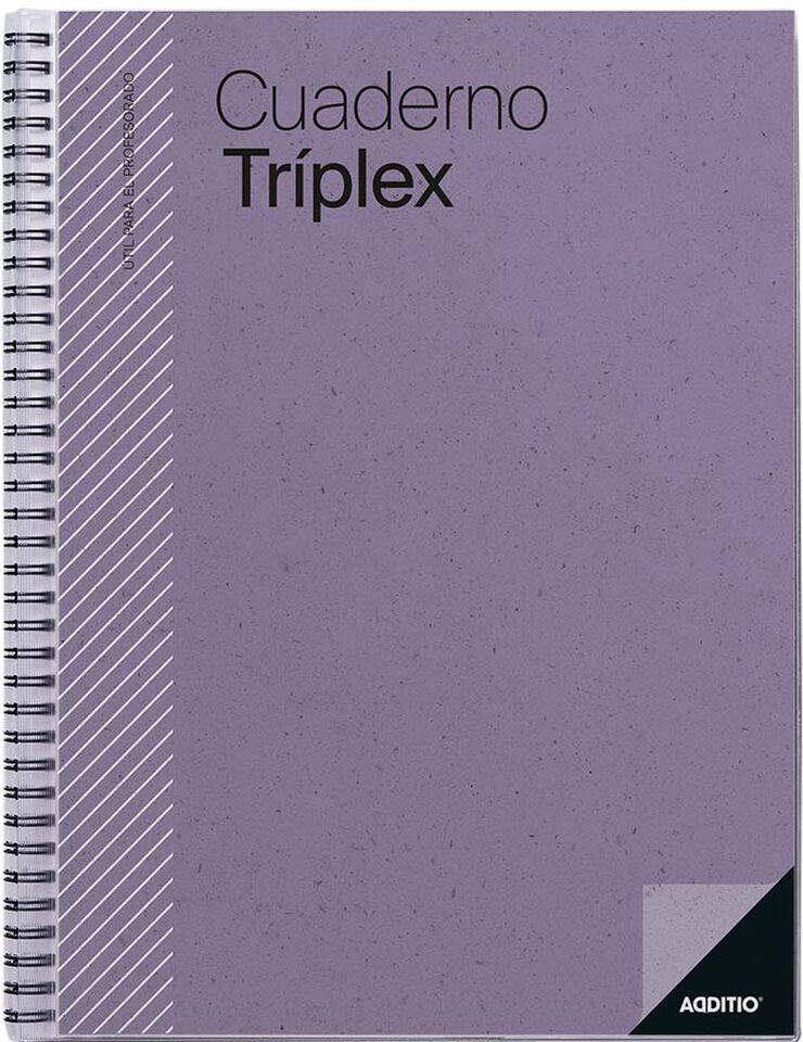 Cuaderno Triplex Additio castellano natural