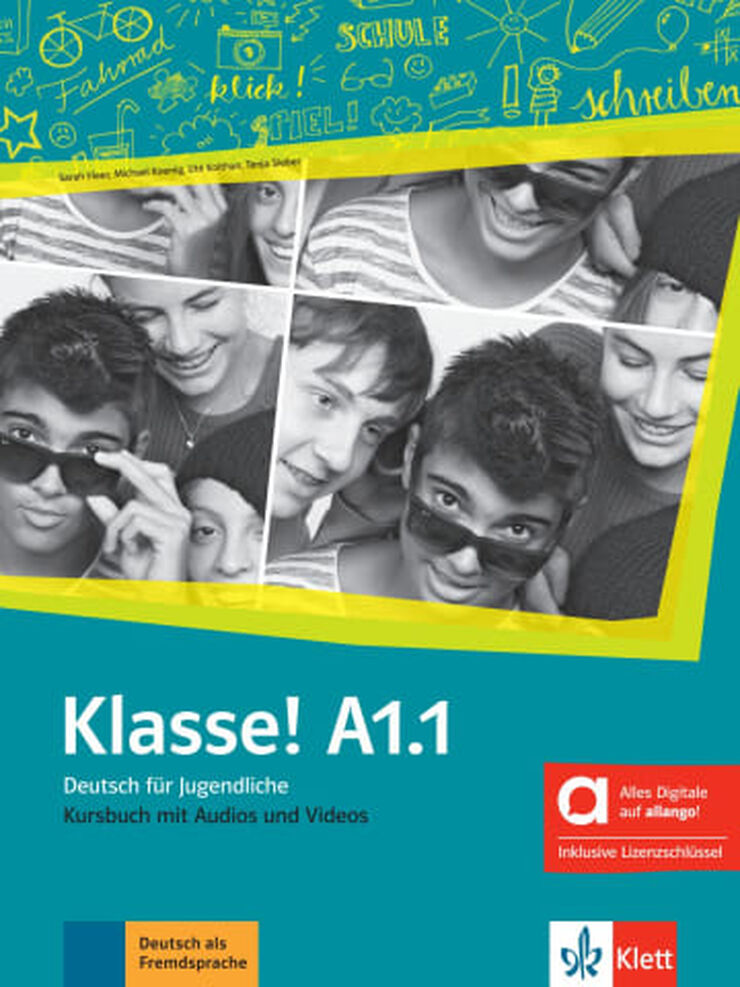 Klasse! A1.1 Kursbuch mit Audios und Videos