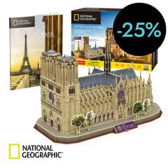Puzle 3D 128 piezas notre Dame National Geographic