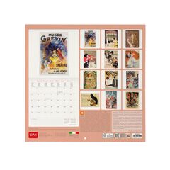 Calendario Legami 30x29 Pared Belle Epoque Multiling&uuml;e 2027
