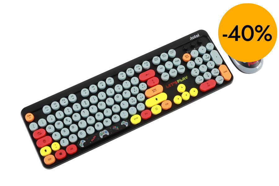 Teclado y Rat&oacute;n Let's Play iTotal