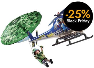 Playmobil City Action Helicòpter Policia Paracaigudes 70569