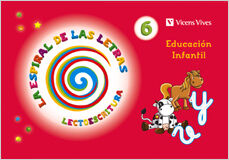 Lectoescritura 6 Espiral De Letras Infantil 5 A&ntilde;os