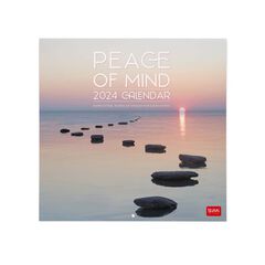 Calendario pared Legami 30X29 2024 Peace Of Mind