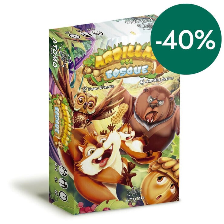 Juego Atomo Games Ardillas del bosque