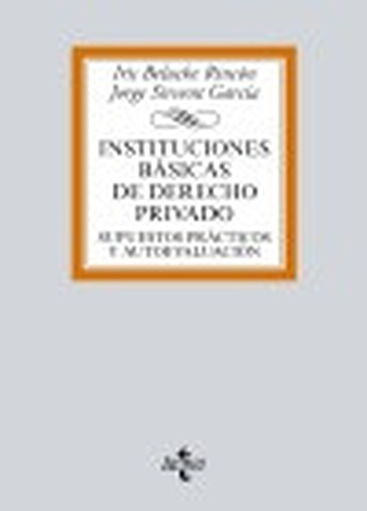 Instituciones básicas de Derecho Privado