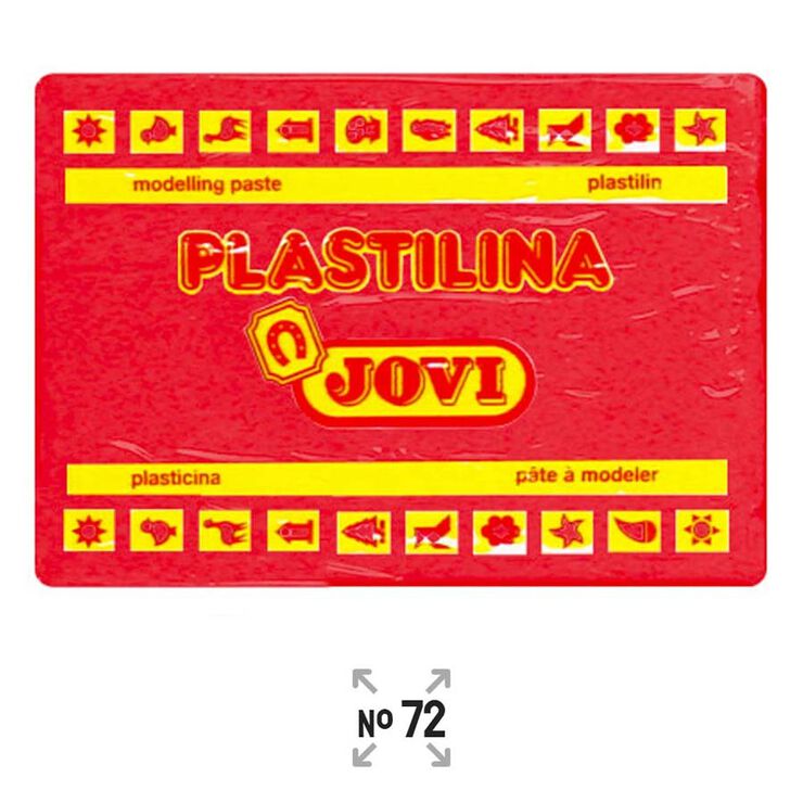 Plastelina Jovi 350 gr Rojo