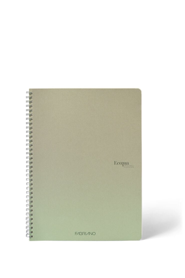 Libreta Grapada Fabriano A5 Rayada 40 Hojas Ilusio Verdeor