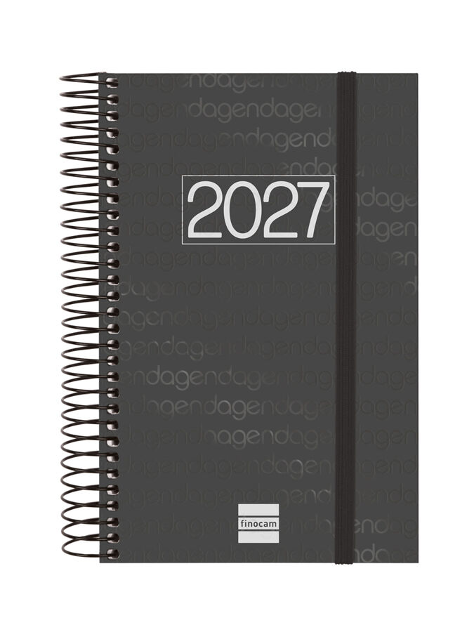 Agenda Finocam Year Dia P&agrave;gina 2027 Castell&agrave; Negre