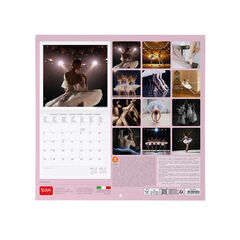 Calendario Legami 30x29 Pared Ballet Multiling&uuml;e 2027