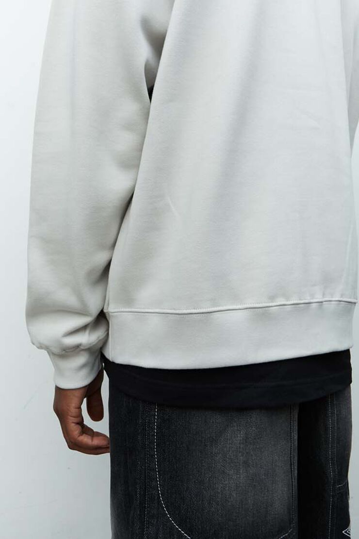 Sudadera Act X Palestine gris jaspeado