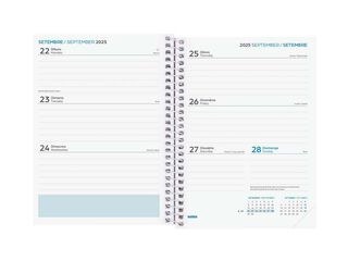 Agenda Finocam escolar Secundaria 1/8 sem/vista cat 2025-26 art