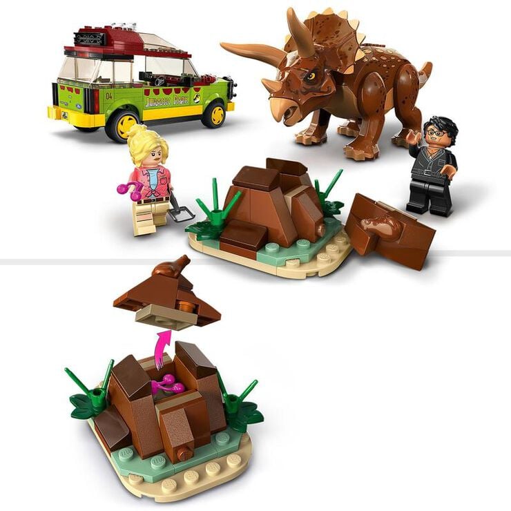 LEGO® Jurassic Park Investigación del Triceratops 76959