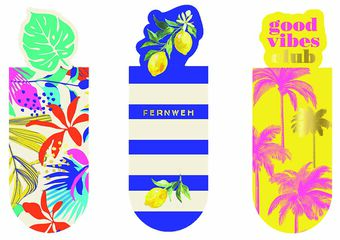 Punt de Llibre magn&egrave;tic Good Vibes 3u