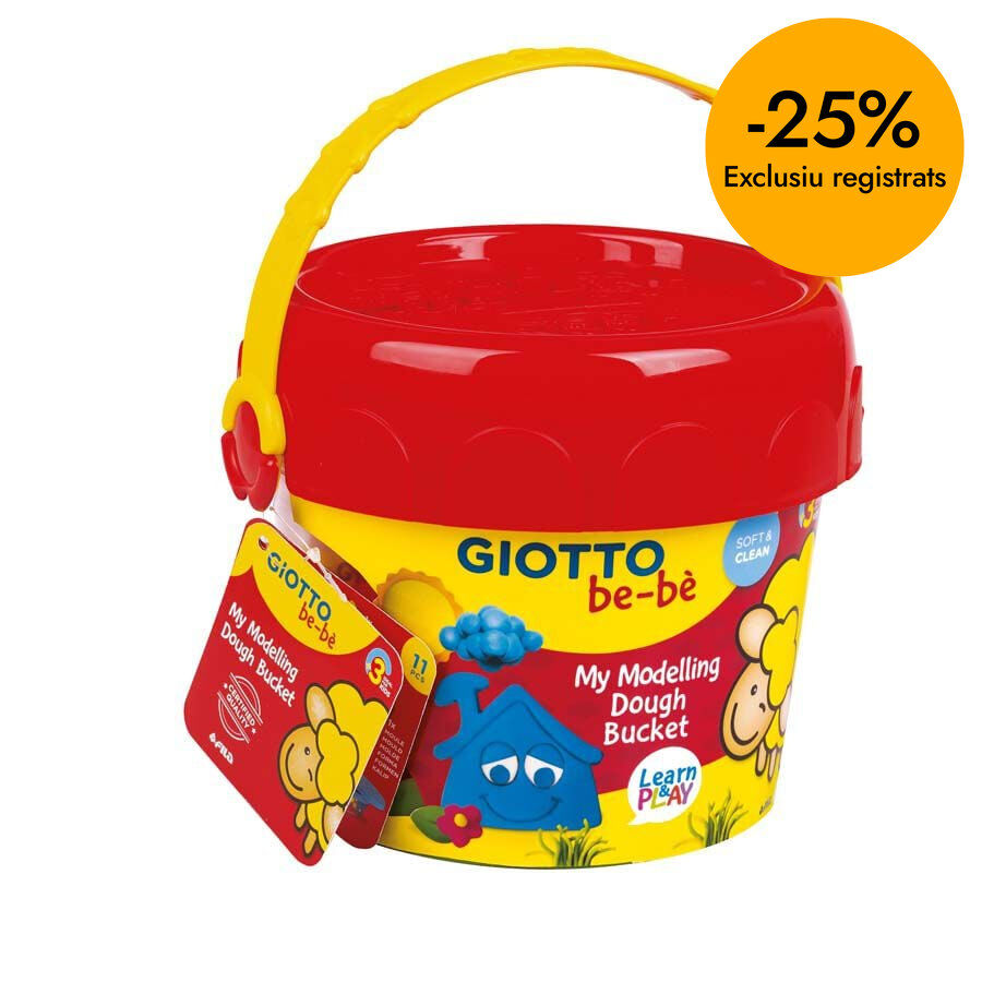 Super Cofre Pasta modelar Giotto Be-B&egrave; 5u + accesorios