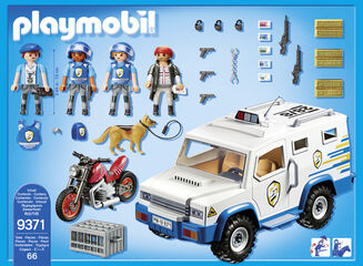 Playmobil City Action Coche de policía blindado 9371