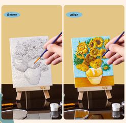 Pintura 3D Madnesstoys Mini Girasoles