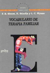 Vocabulario de terapia familiar Vocabulario de terapia familiar