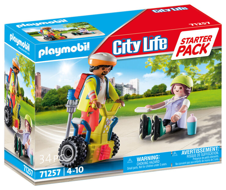 Playmobil City Rescate Patinete 71257