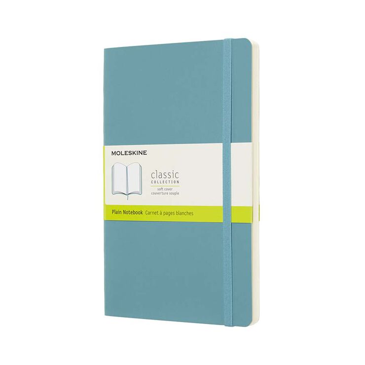 Libreta Moleskine Soft L Verde Liso