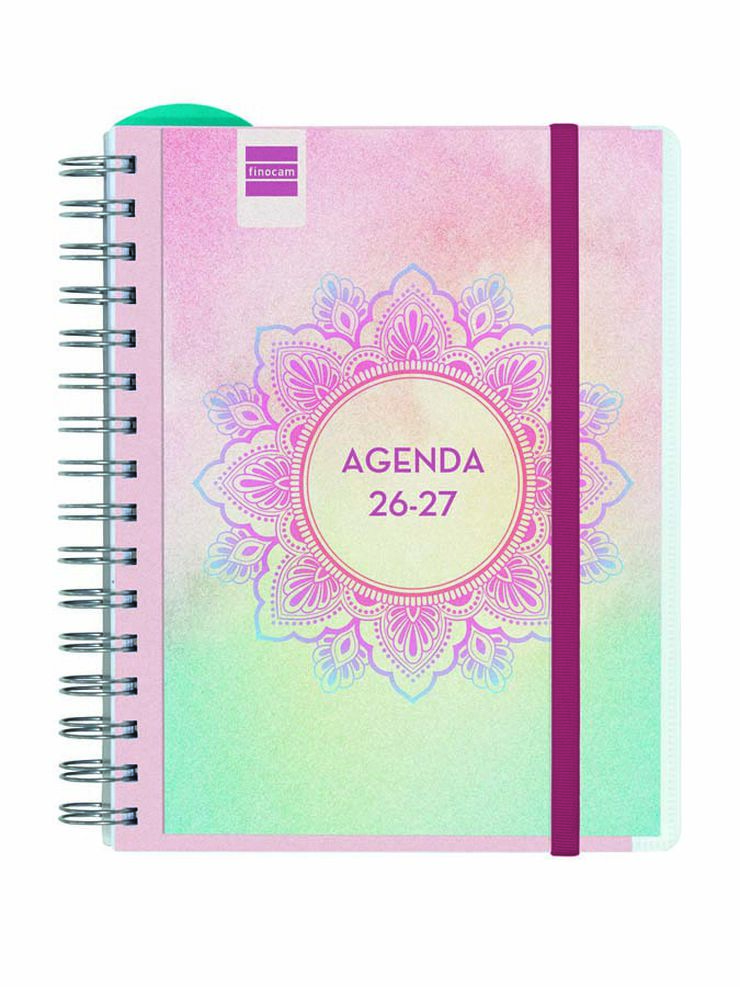Agenda Finocam Magis Pers 1/4 Sem/Vista Catal&aacute;n 2026-27 Mandala